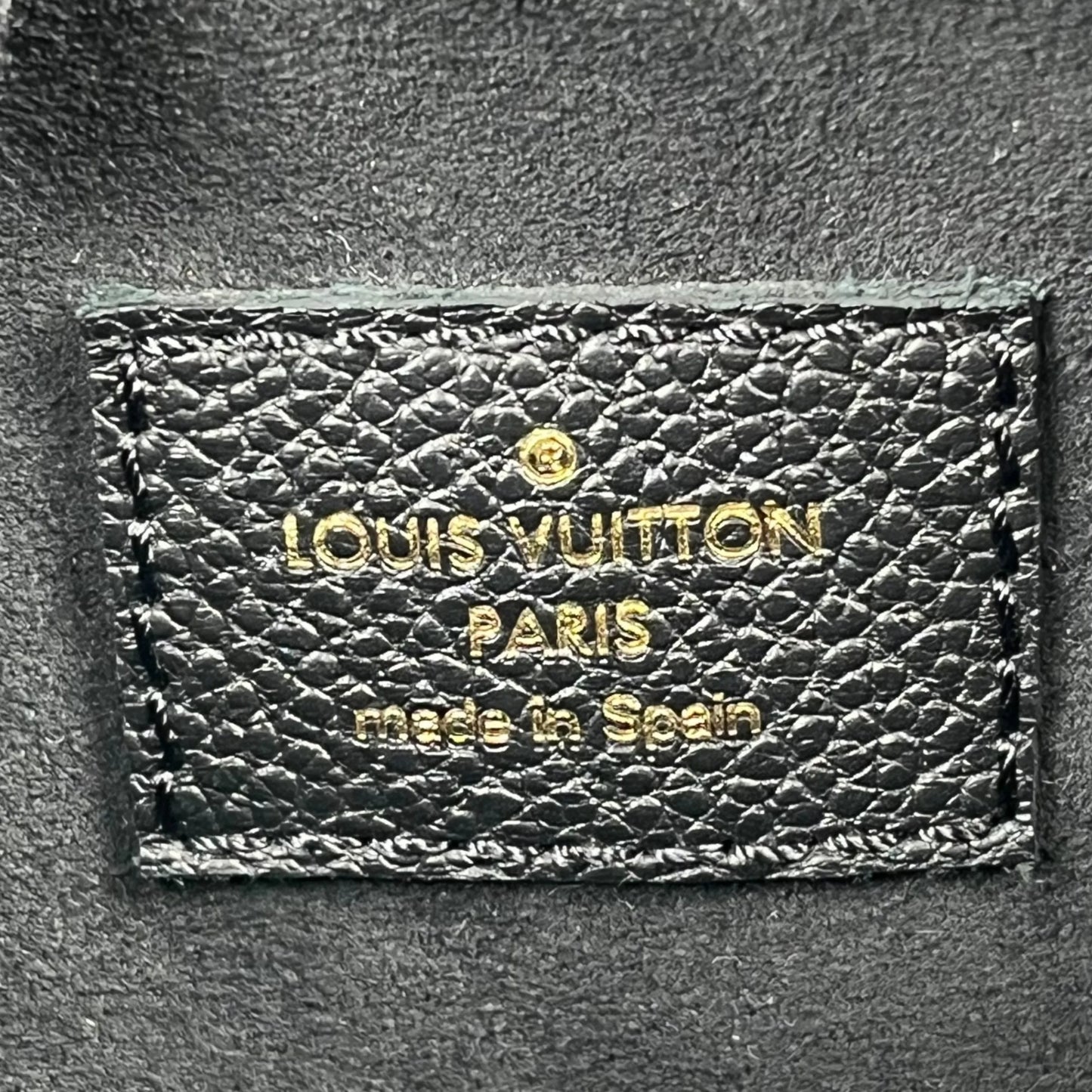 Louis Vuitton Monogram Empreinte Multi Pochette Hand Bag - Black