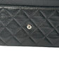 CHANEL Materasse Caviarskin Chain Wallet - Black - 34883