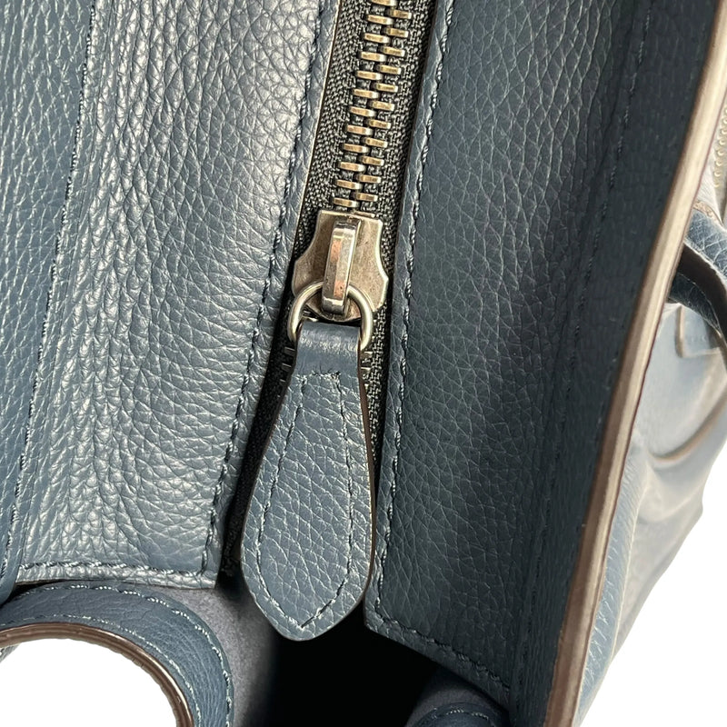 CELINE Micro Shopper Luggage Hand Bag - Navy Blue