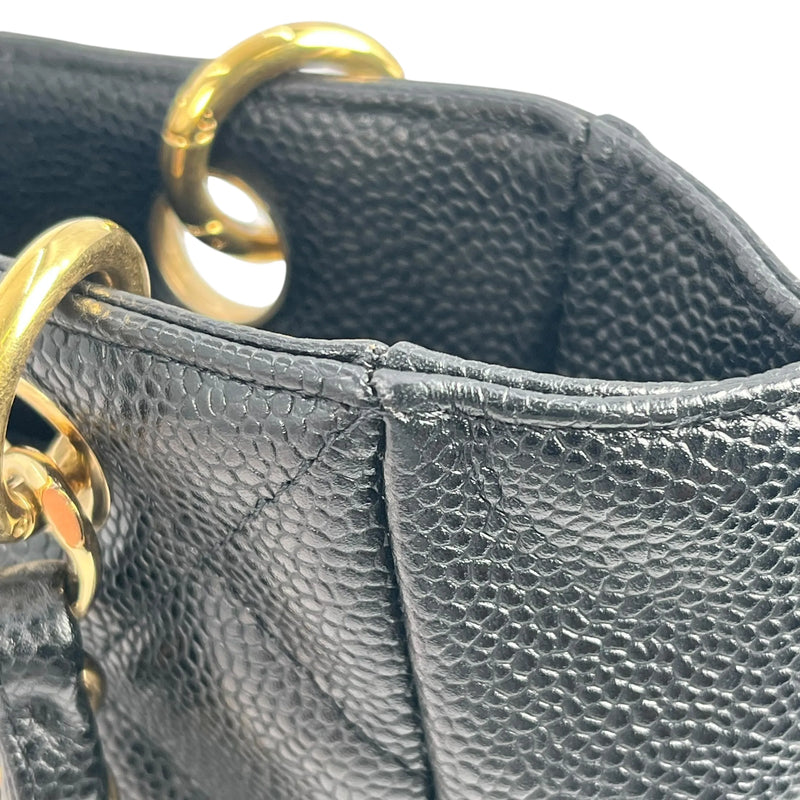 CHANEL Materasse PST Caviarskin Chain Tote Bag - Black