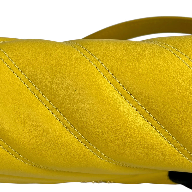 BVLGARI Serpenti Cabochon Chain Shoulder Bag - Yellow