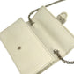 GUCCI Interrocking G Chain Wallet Shoulder Bag - Cream White