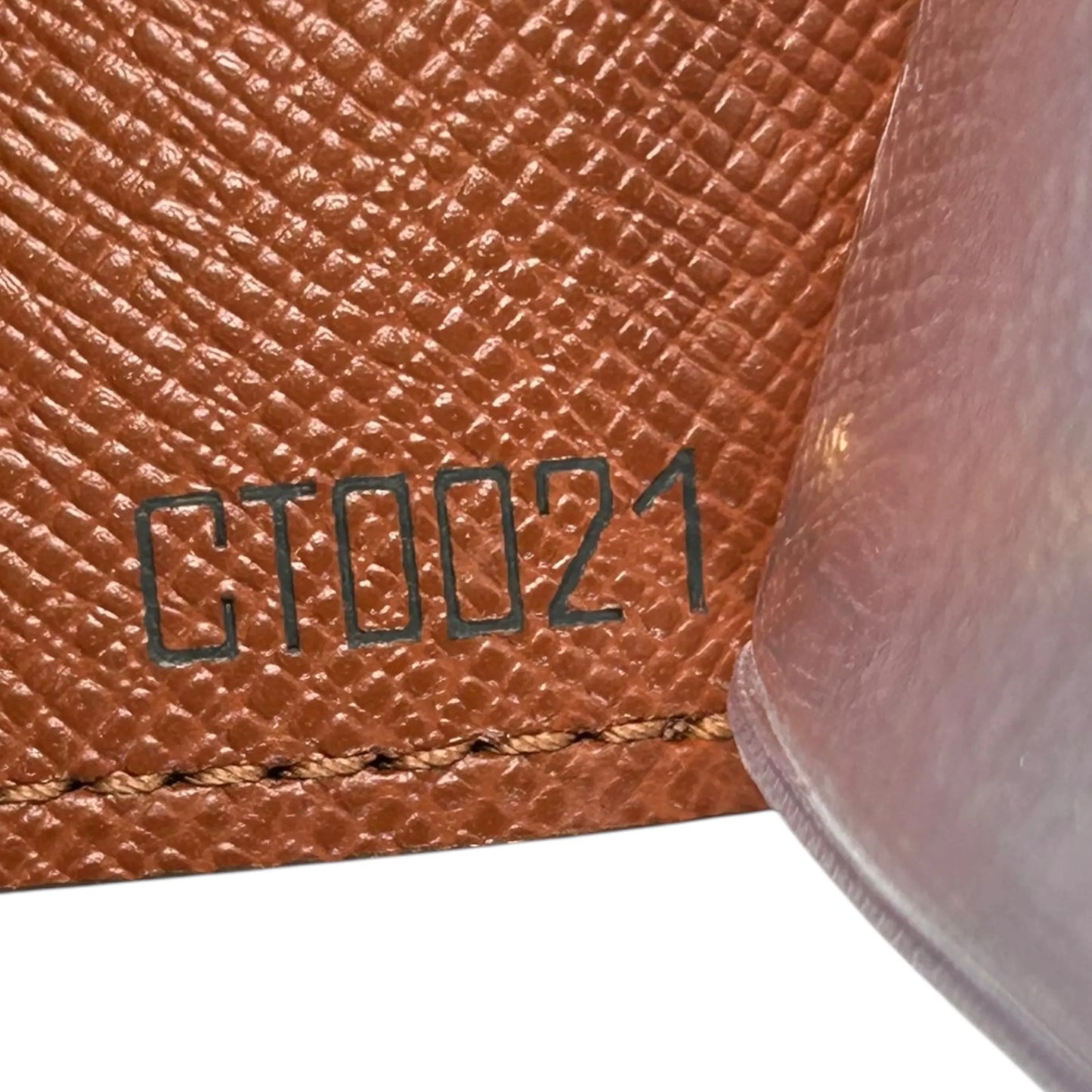 LOUIS VUITTON Porte Carte Credit Pression Monogram Canvas Card Case - Dark Brown 