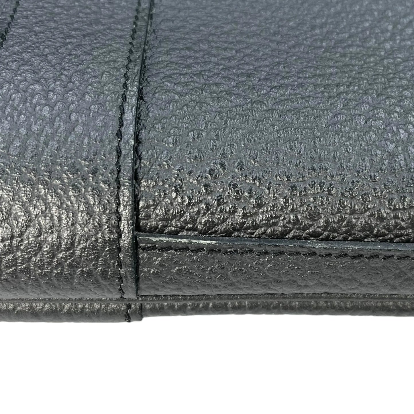 HERMES Garden Party PM Negonda X Stamped Tote Bag - Black