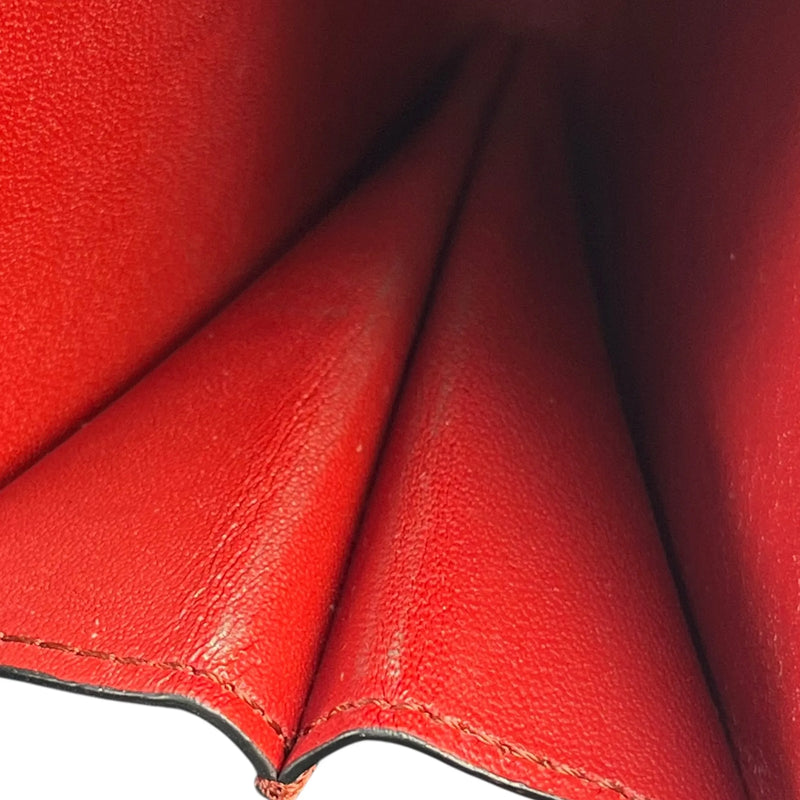 Loewe Calfskin Vertical Compact Wallet - Brown 