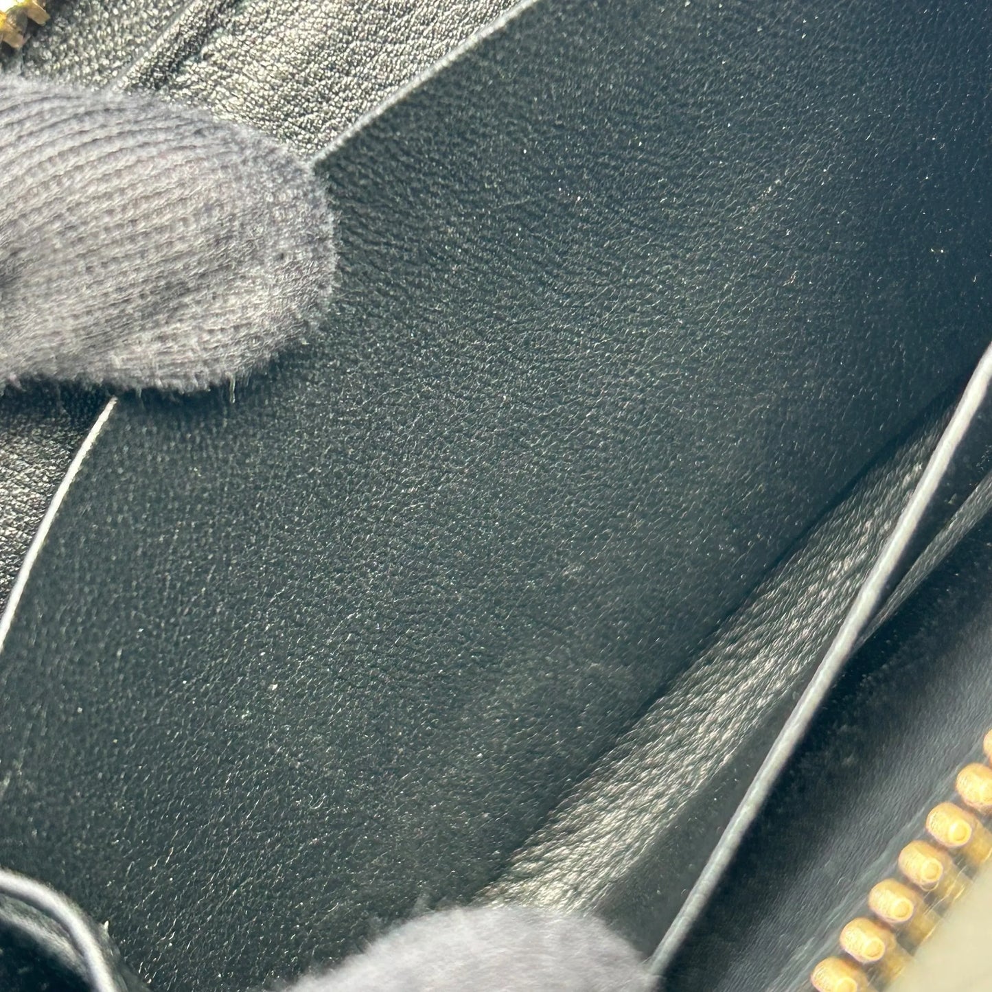 GUCCI グッチシマ GGパターン レザー コインケース - ブラック