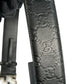 GUCCI Guccissima GG Logo Leather Belt - Black 