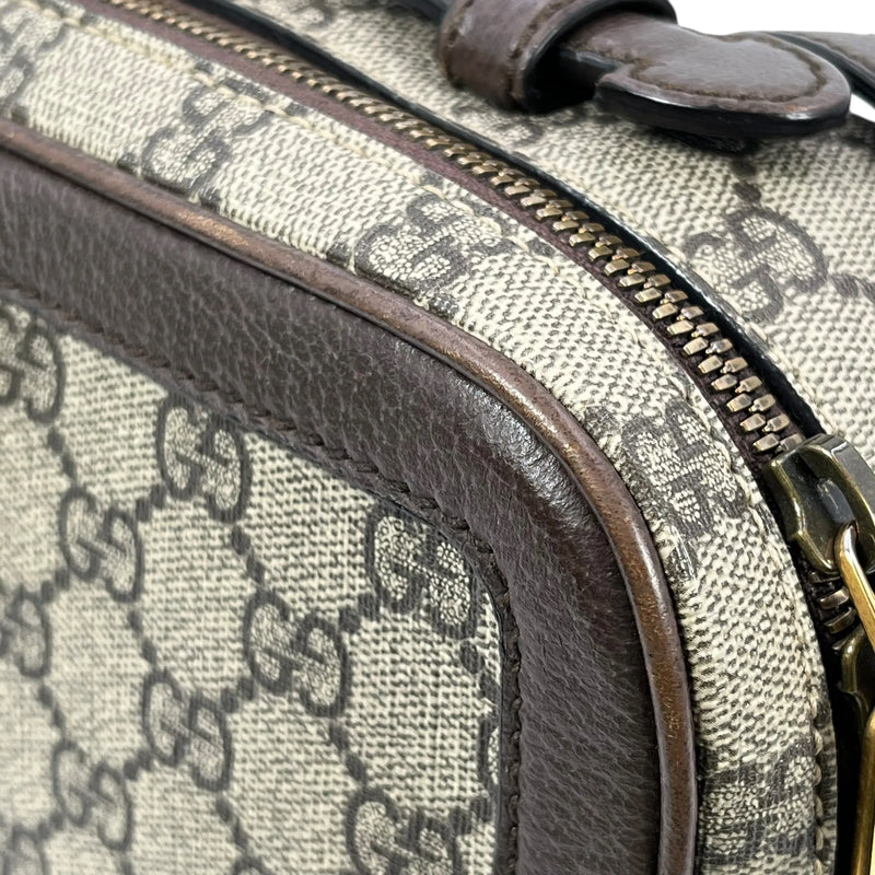 GUCCI オフディア スモール GGスプリーム キャンバス ショルダーバッグ - ブラウン