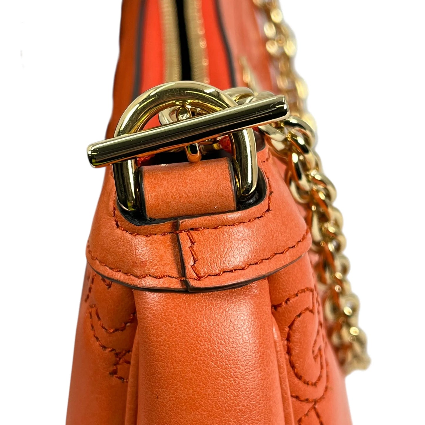 GUCCI GG Matelasse Small Shoulder Bag/Handbag - Orange 