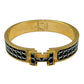 HERMES Clic H Enamel Bracelet Cheval Pixel PM