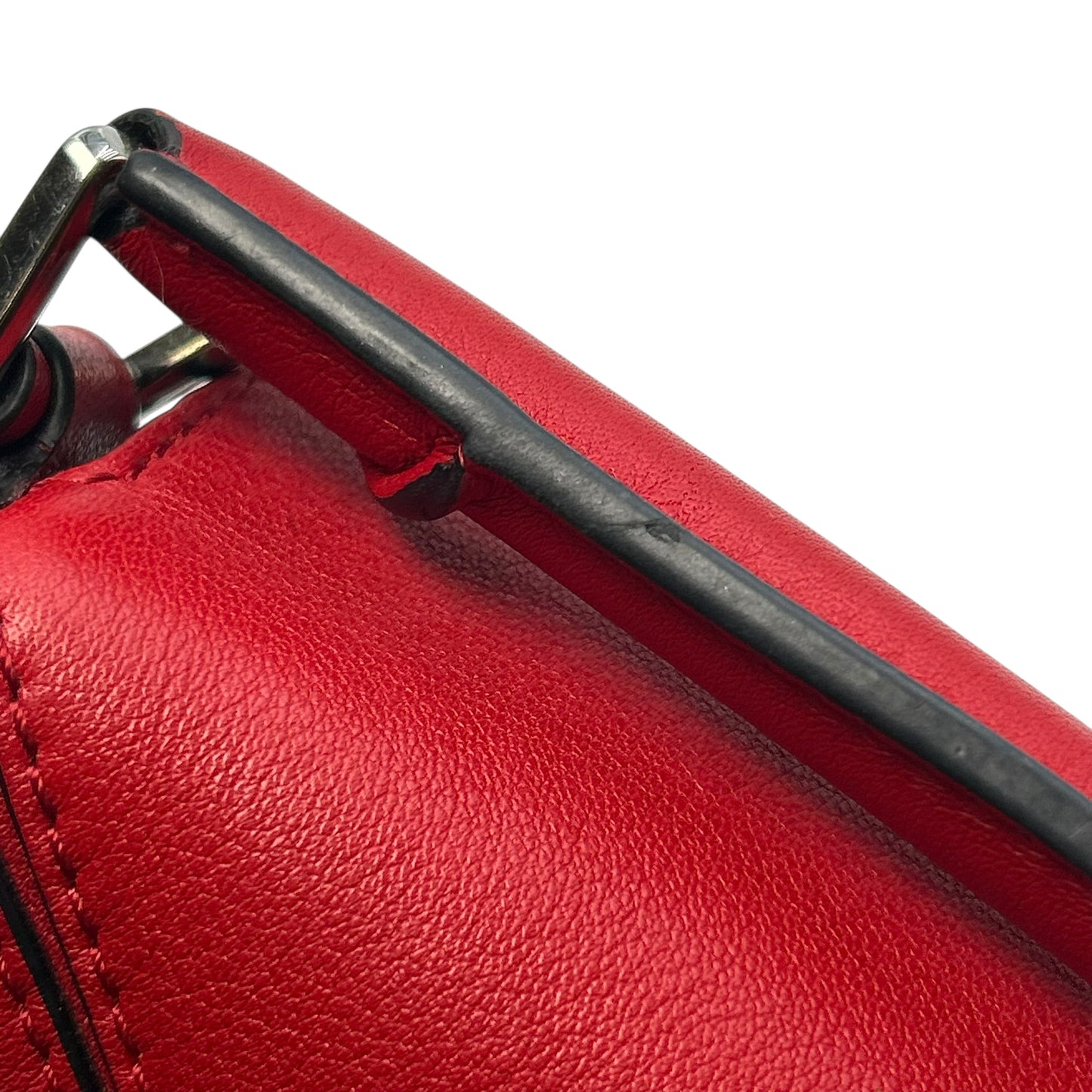 LOEWE Puzzle Mini Bag Red Hand Bag - Red