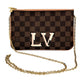 Louis Vuitton Double Zip Pochette Body Bag