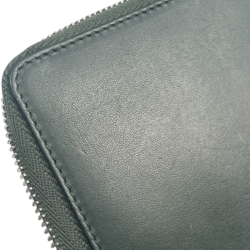 LOEWE Anagram Zip Around Bi-fold Compact Wallet - Green