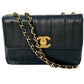 CHANEL Mademoiselle Chain Shoulder Bag - Black