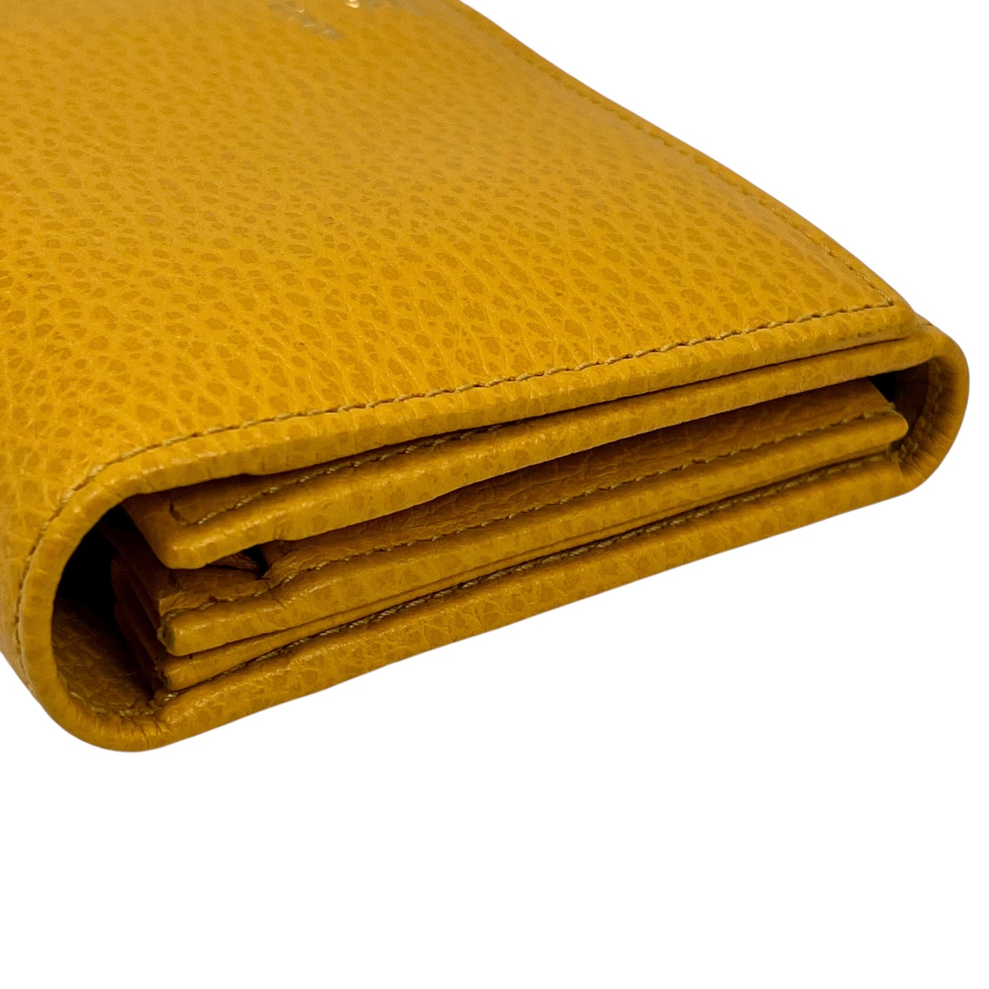 GUCCI Swing Continental Long Wallet - Yellow