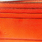 GUCCI GG Logo Embossed Compact Wallet - Orange