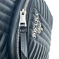 PRADA Diagramme Leather Backpack - Black