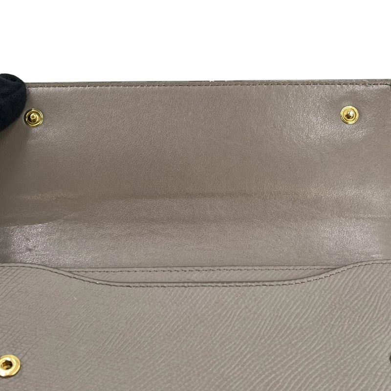 CELINE Large Flap Long Wallet - Gray