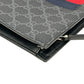 GUCCI GG Supreme Web Clutch Bag - Black