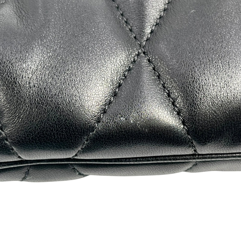 Saint Laurent Quilted Leather Hand Bag One Shoulder Bag - Black