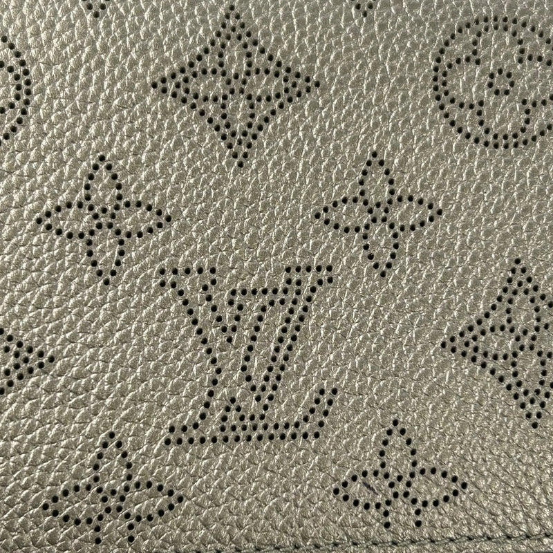 Louis Vuitton Monogram Mahina Long Wallet - Silver
