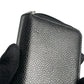 CHANEL CC Logo Caviarskin Zippy Card Case - Black