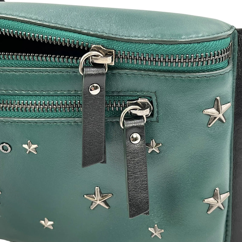 JIMMY CHOO Oscar Star Studs Body Bag - Khaki