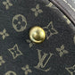 Louis Vuitton Monogram Mini Lin Bucket Bag Hand Bag - Darkbrown