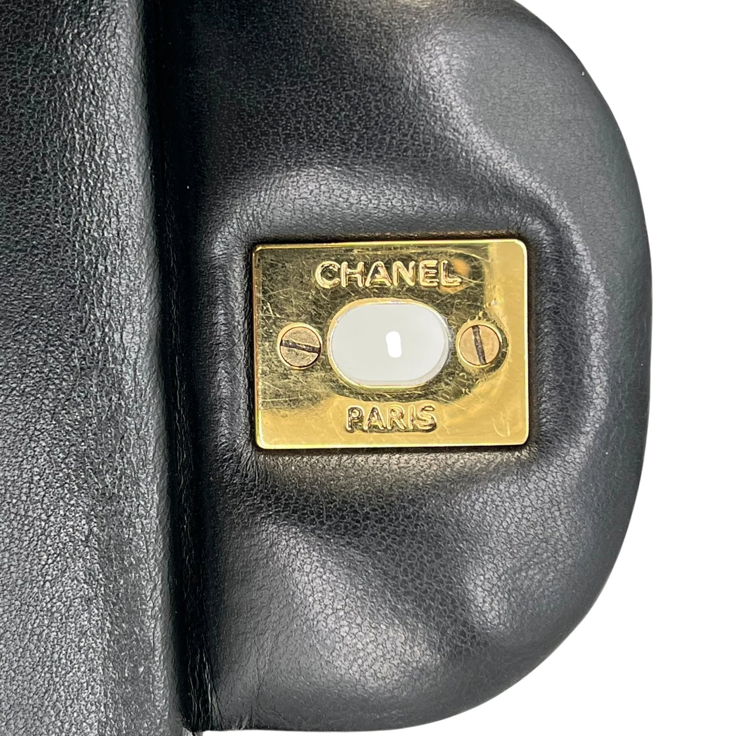 CHANEL Matelasse W-flap Chain Shoulder Bag - Black 