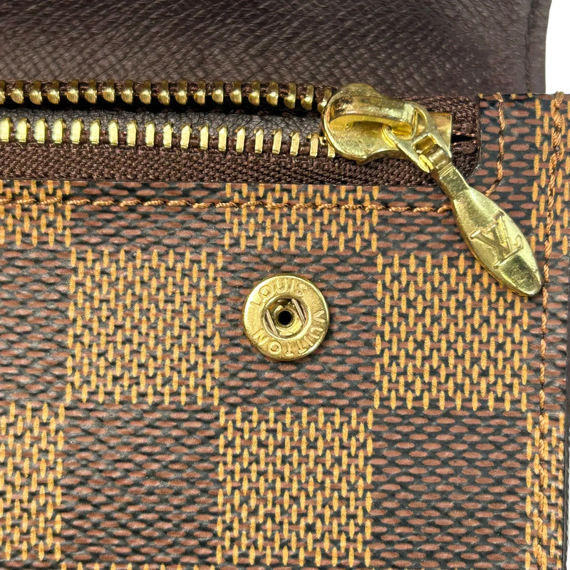Louis Vuitton Damier Portefeuille Accordion Long Wallet - Brown