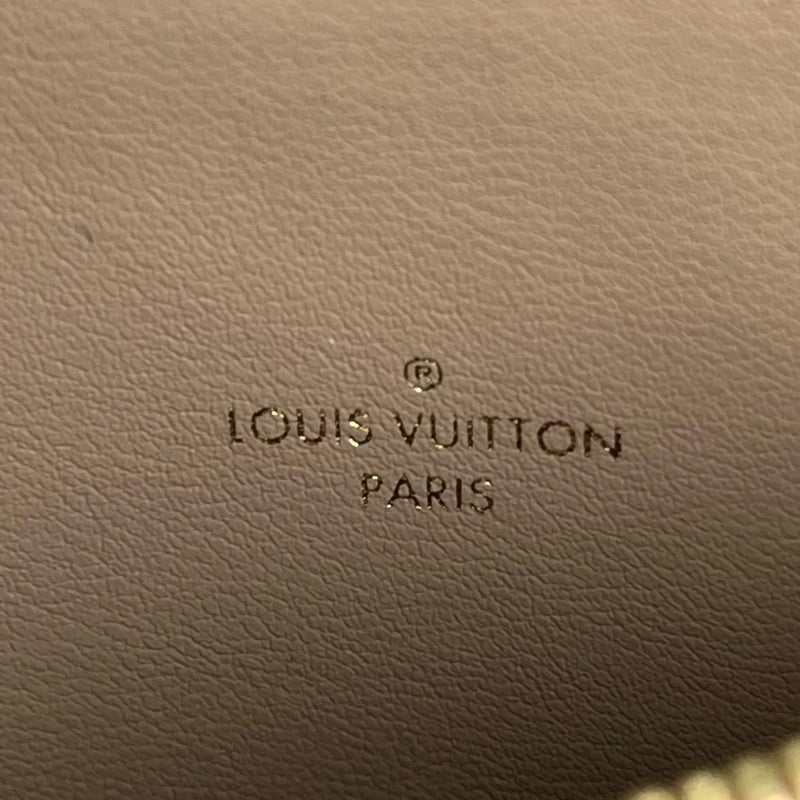 LOUIS VUITTON Pochette Felicie Monogram Empreinte Chain Wallet - Beige