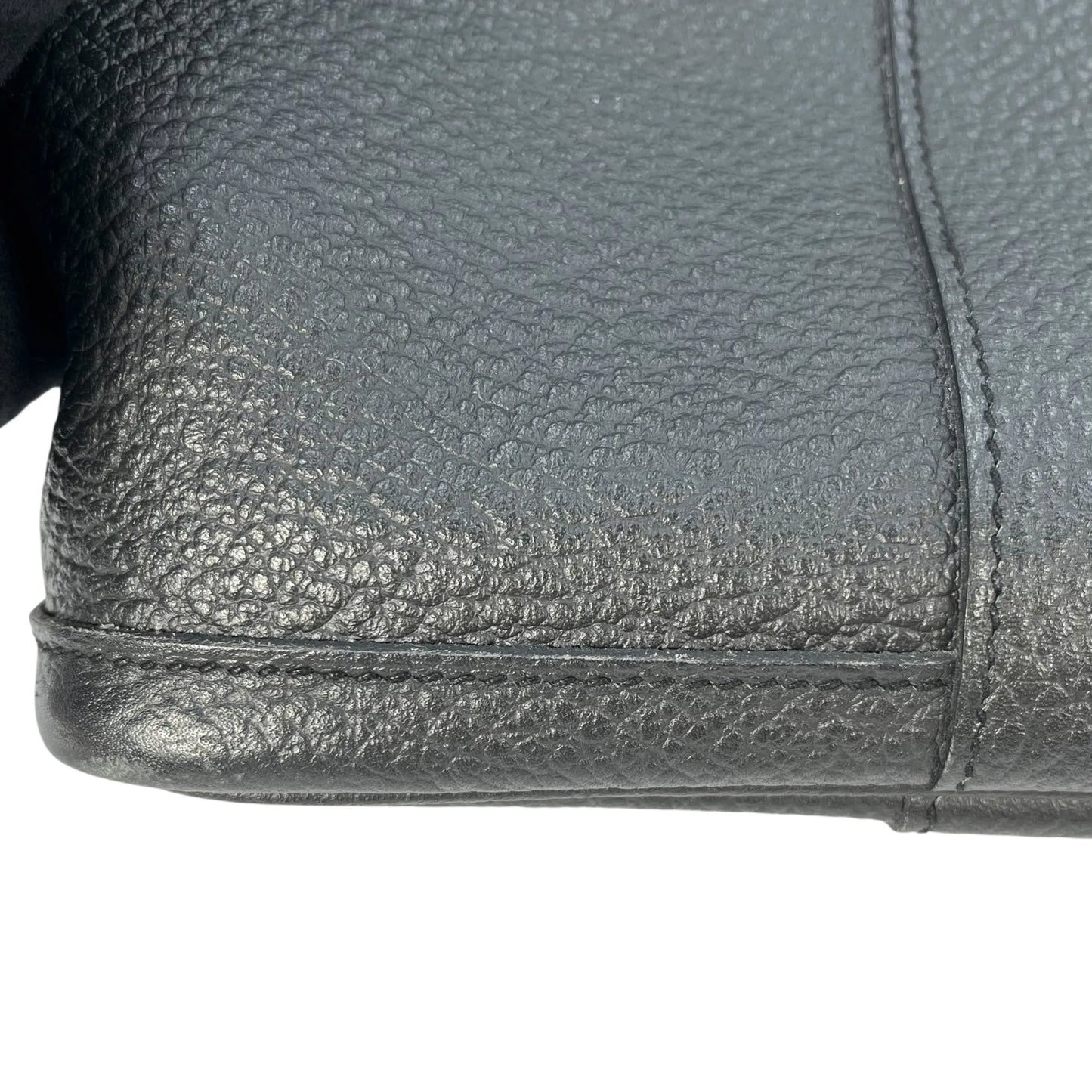 HERMES Garden Party PM Negonda X Stamped Tote Bag - Black