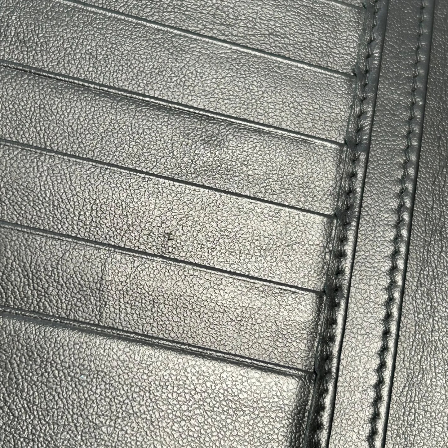 Christian Dior Oblique Jacquard Vertical Long Wallet - Black 