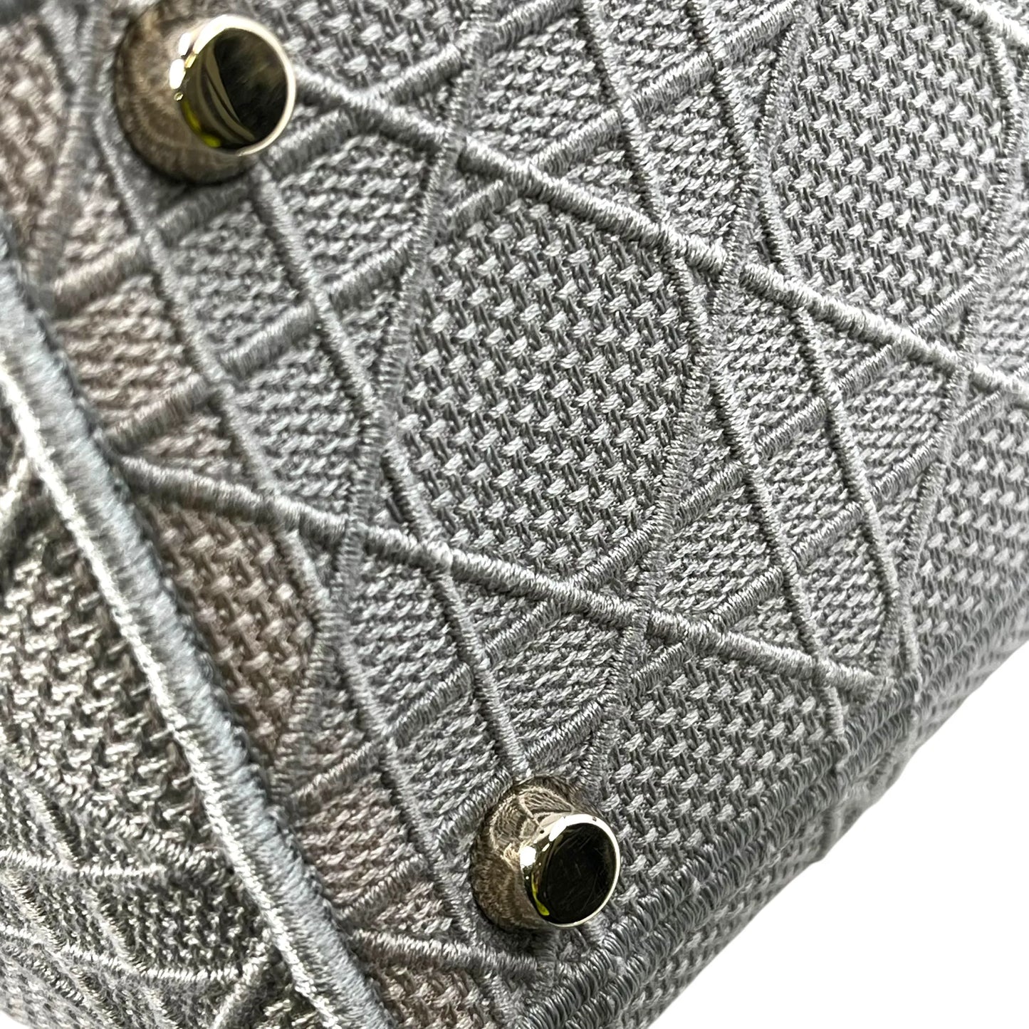 Christian Dior Lady Dior Handbag Shoulder Bag - Gray 