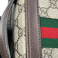 GUCCI オフディア スモール GGスプリーム キャンバス ショルダーバッグ - ブラウン