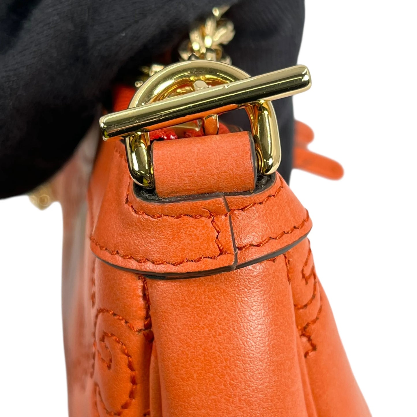 GUCCI GG Matelasse Small Shoulder Bag/Handbag - Orange 