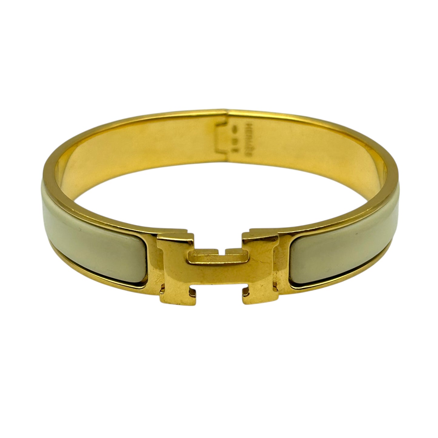 HERMES Clic H Enamel Bracelet PM GP