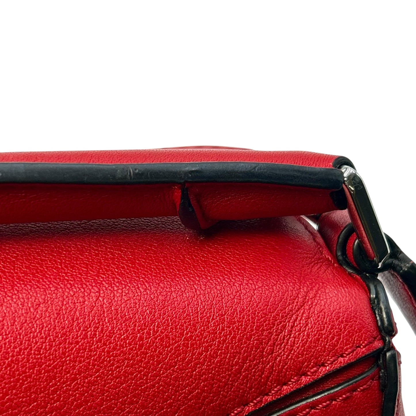LOEWE Puzzle Mini Bag Red Hand Bag - Red