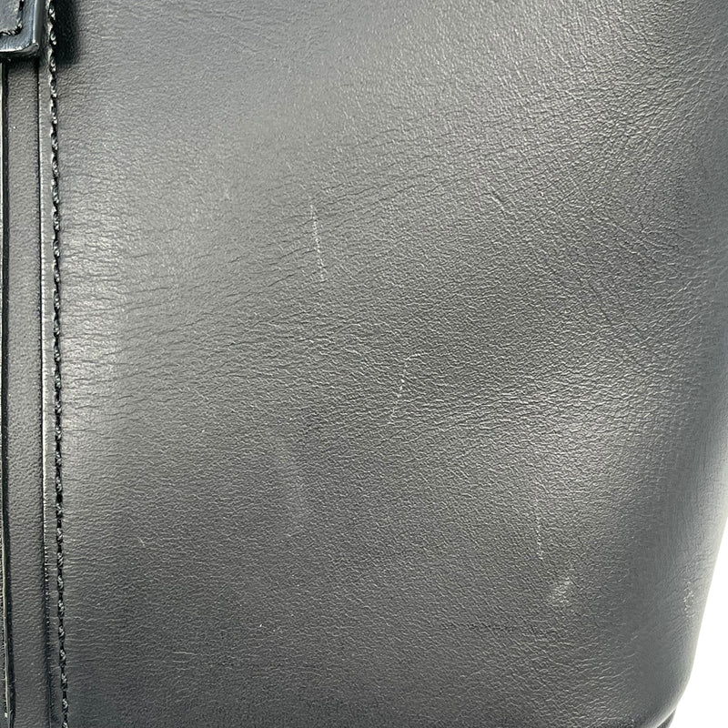 BURBERRY Leather Hand Bag - Black