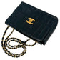 CHANEL Mademoiselle Chain Shoulder Bag - Black