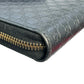 GUCCI Microguccissima Round Zip Long Wallet - Black