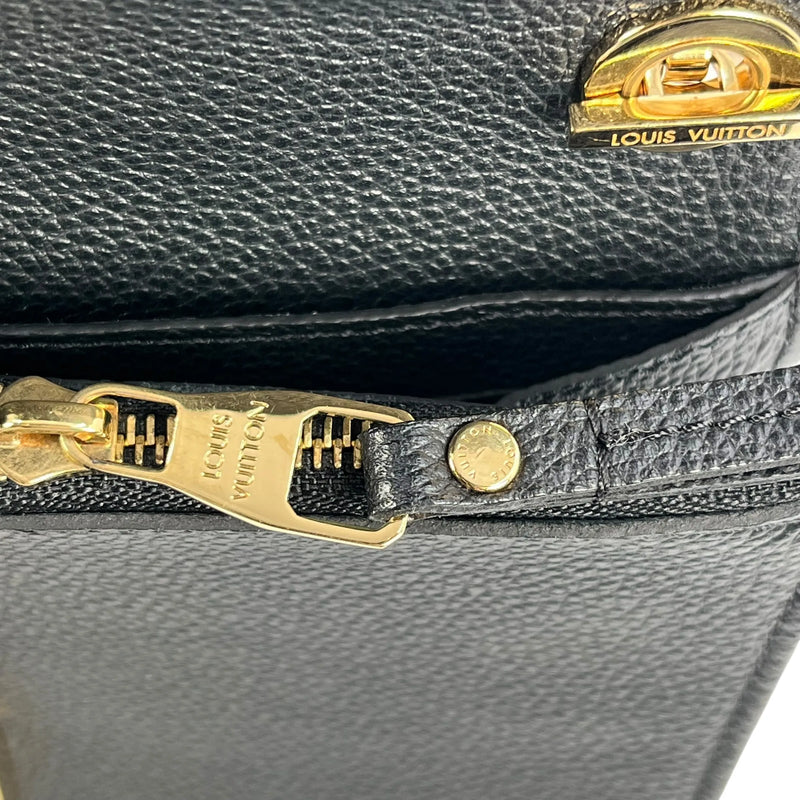 Louis Vuitton Empreinte Pochette Saint Germain Chain Shoulder Wallet - Black