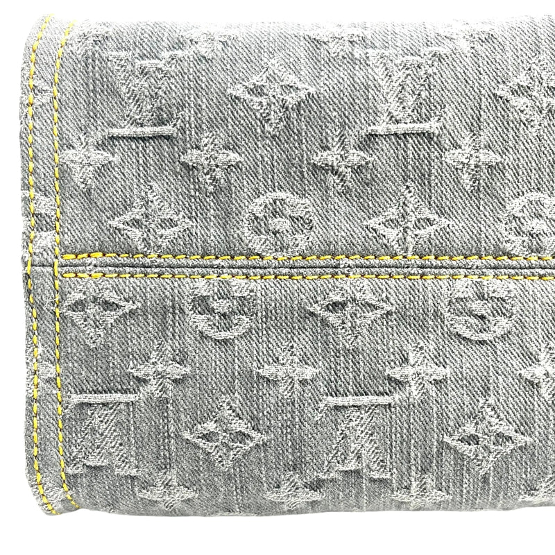 Louis Vuitton Monogram Denim MM Tote Bag - Blue Gray - 33685