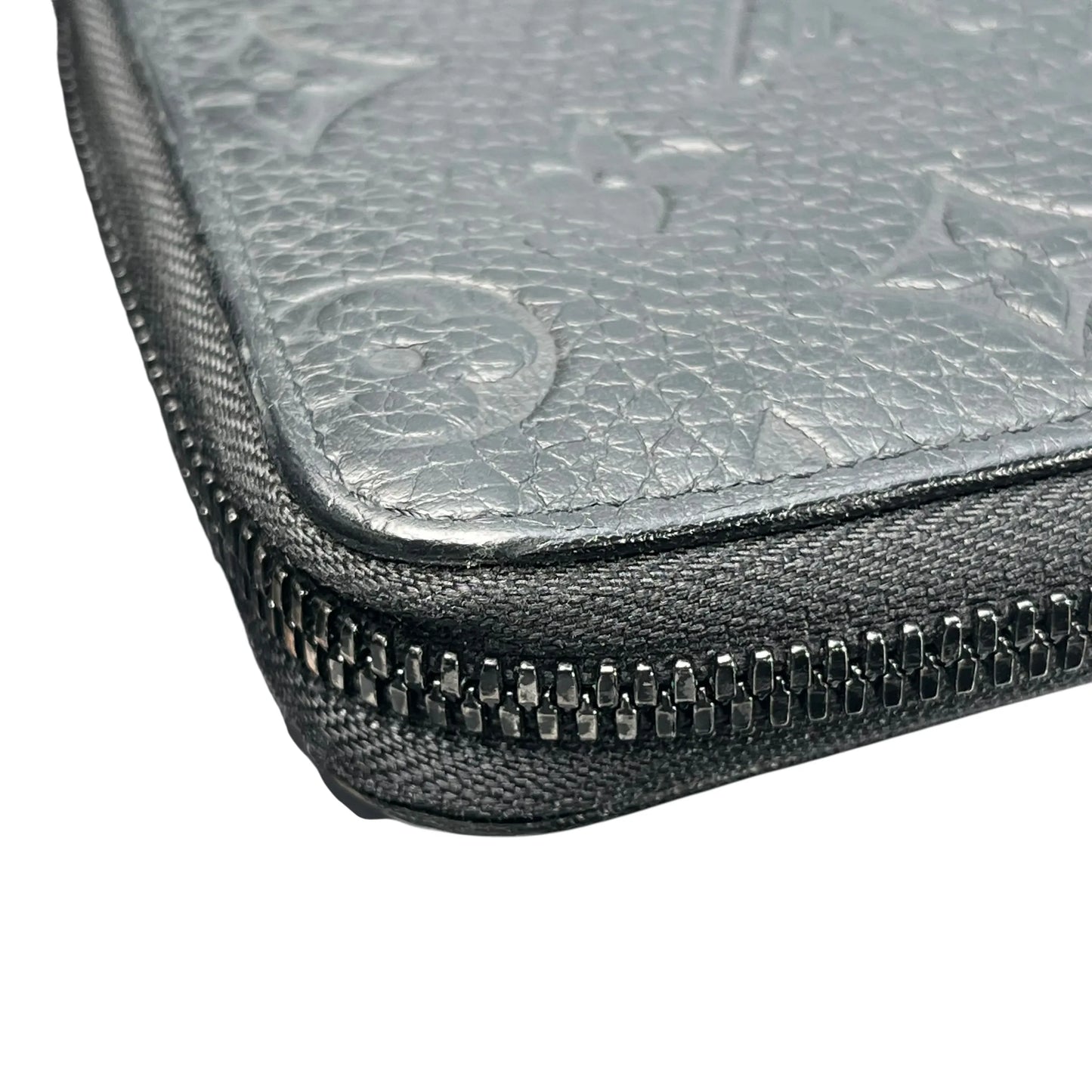 Louis Vuitton Vertical Monogram Taurillon Zippy Long Wallet - Black 