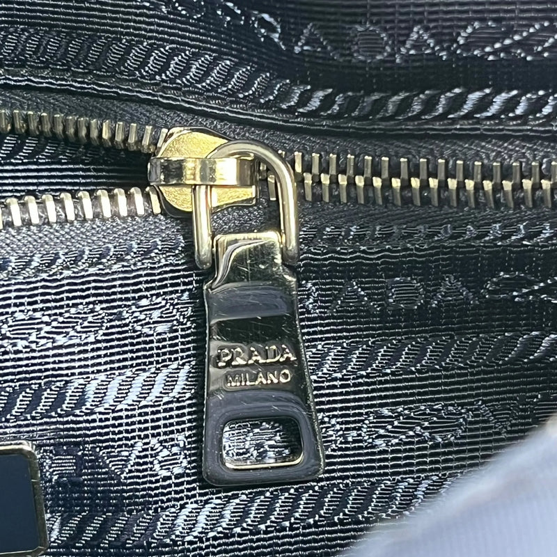 PRADA Nylon Quilting Chain Shoulder Bag - Navy