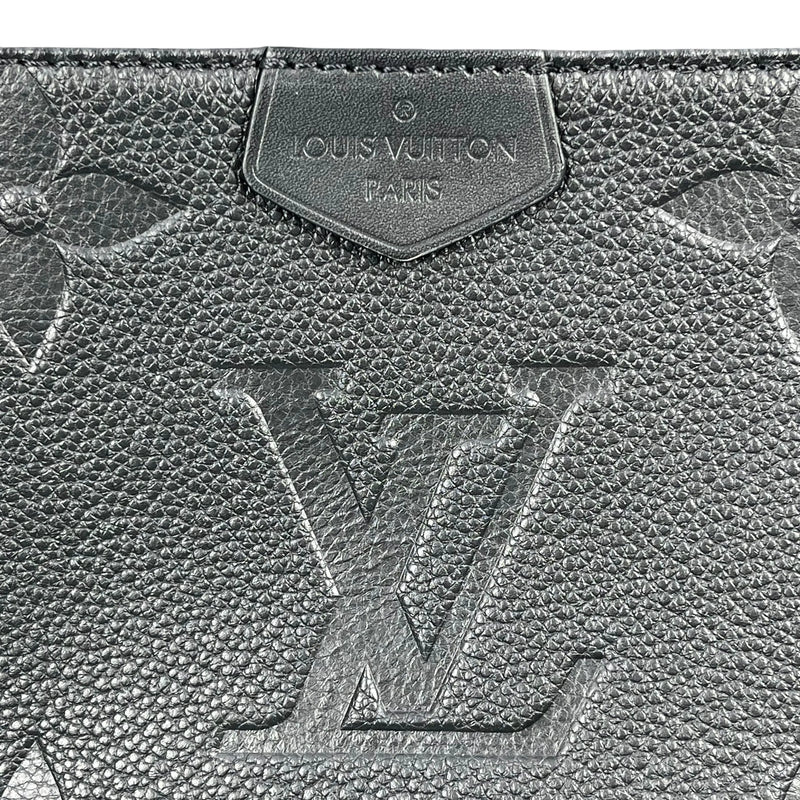 Louis Vuitton Monogram Empreinte Multi Pochette Hand Bag - Black
