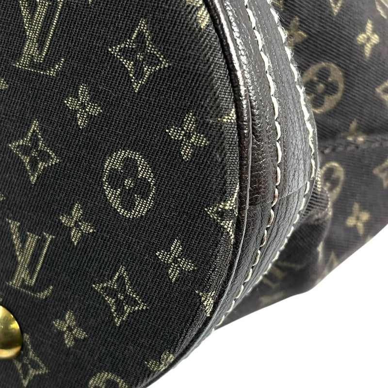 Louis Vuitton Monogram Mini Lin Bucket Bag Hand Bag - Darkbrown
