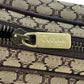 Celine Canvas Macadam Shoulder Bag - Brown