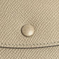 HERMES Bean Mini Business Card Holder Compact Wallet - Beige