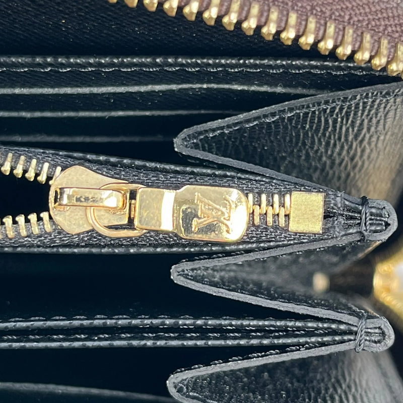 LOUIS VUITTON Monogram Reverse Zippy Long Wallet - Brown